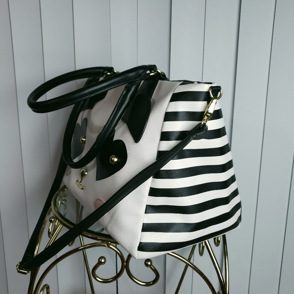 LUV BETSEY JOHNSON CUTE PANDA Shoulder/Travel Bag - Picture 3 of 7